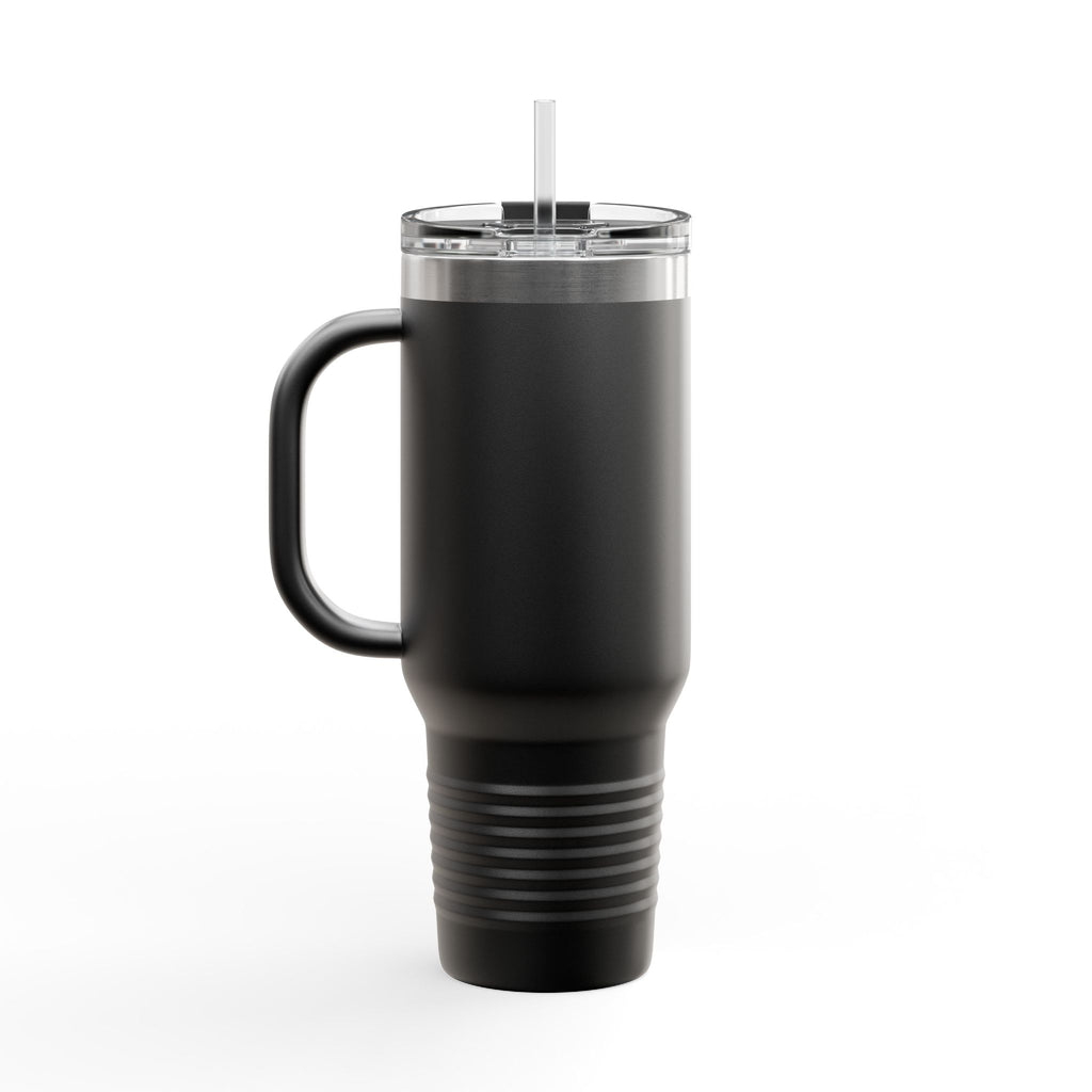 40oz Insulated Travel Mug — “She Got Game” Lightning Crest
