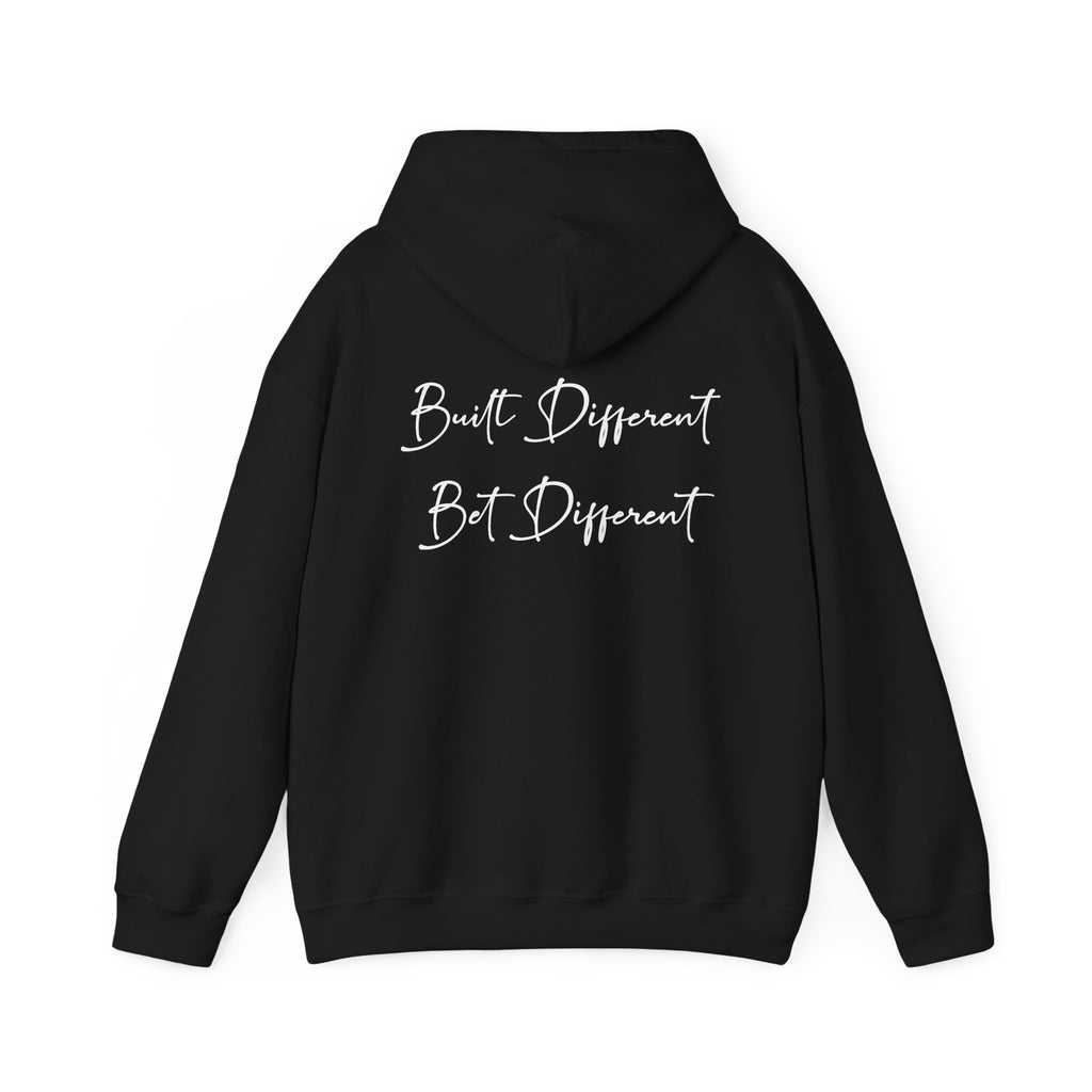 She Got Game Hoodie — "Built Different, Bet Different" Script Hoodie