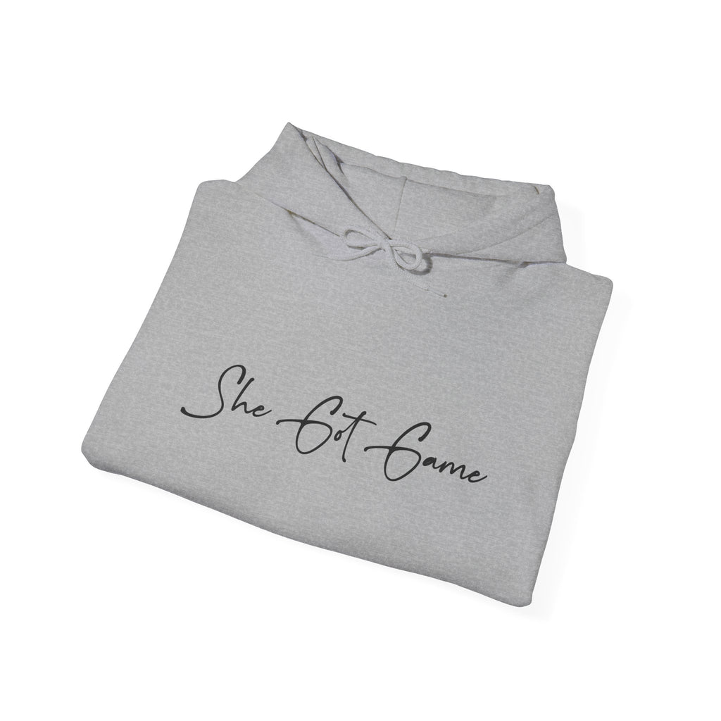 She Got Game Hoodie – "Built Different, Bet Different" Motivational Pullover