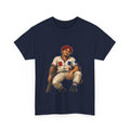 Baseball Player Graphic Tee — Vintage Slugger Illustration T-Shirt