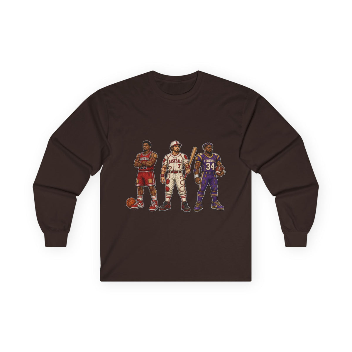 Raggedies Long Sleeve Tee — Retro Players Graphic