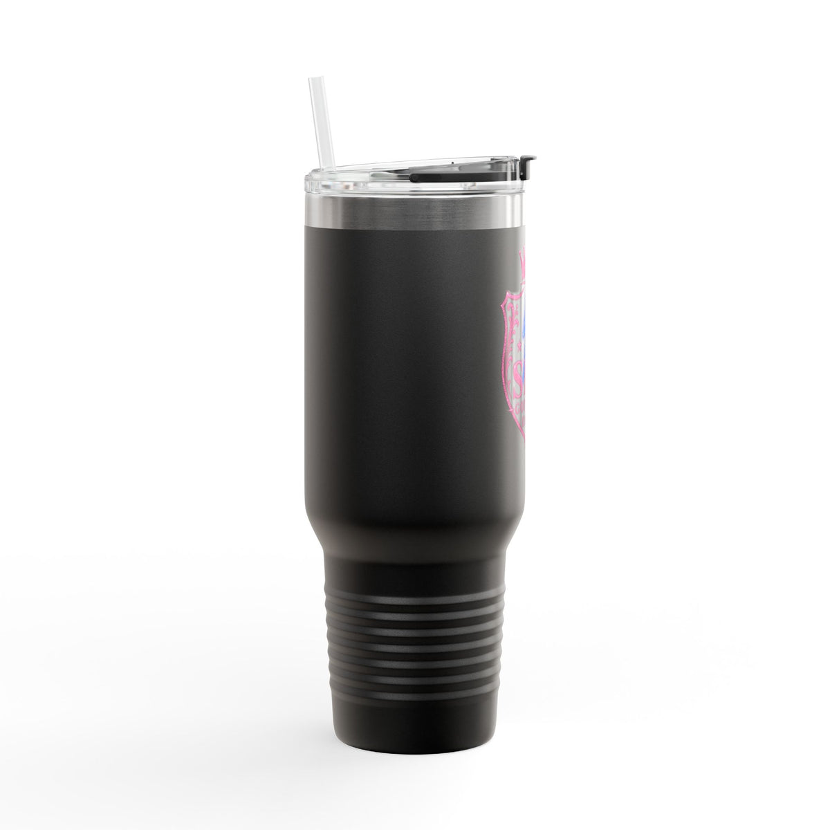 40oz Insulated Travel Mug — “She Got Game” Lightning Crest