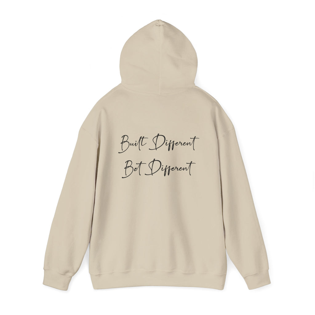 She Got Game Hoodie – "Built Different, Bet Different" Motivational Pullover