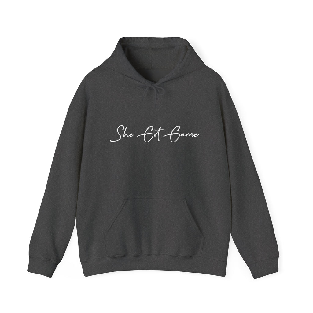 She Got Game Hoodie — "Built Different, Bet Different" Script Hoodie