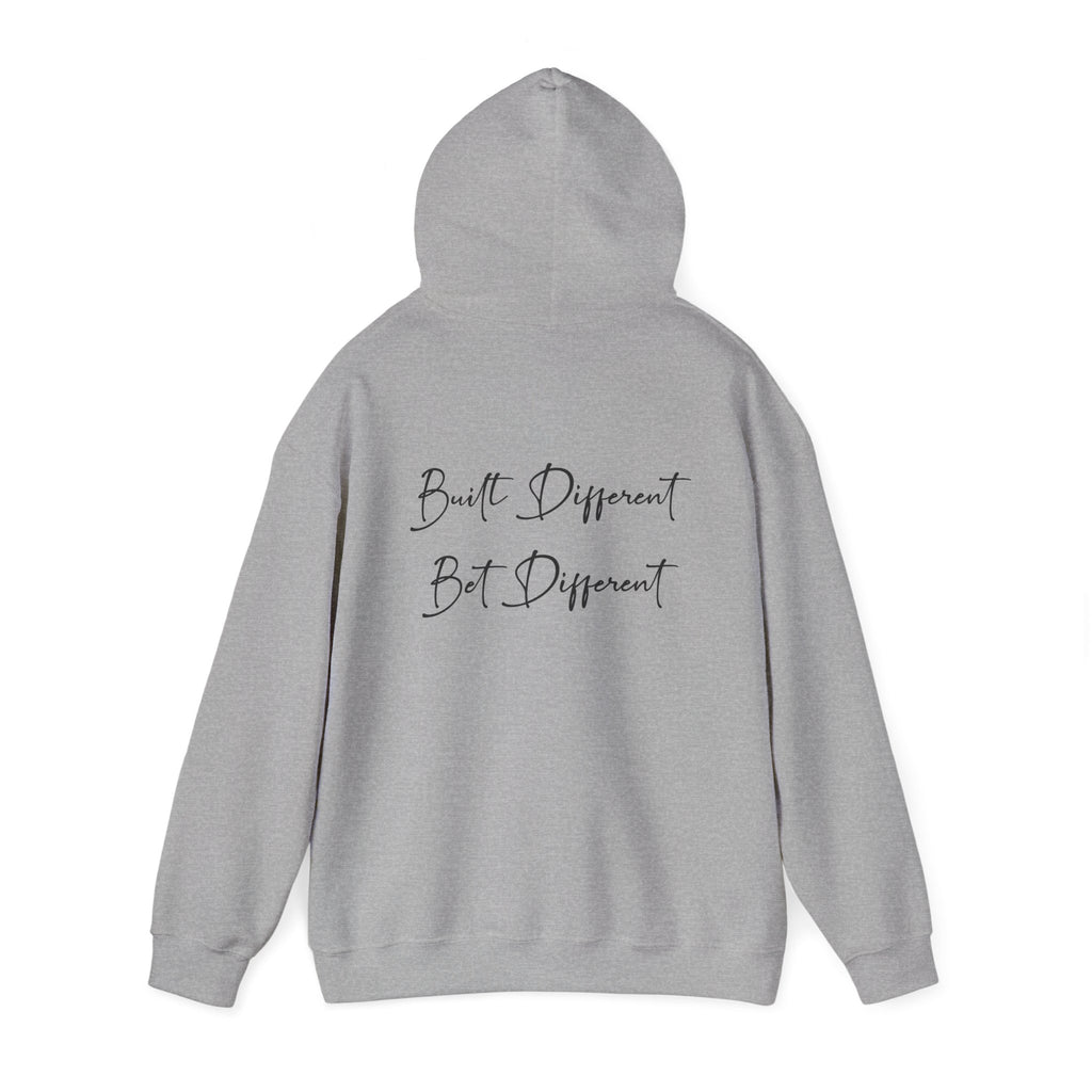 She Got Game Hoodie – "Built Different, Bet Different" Motivational Pullover