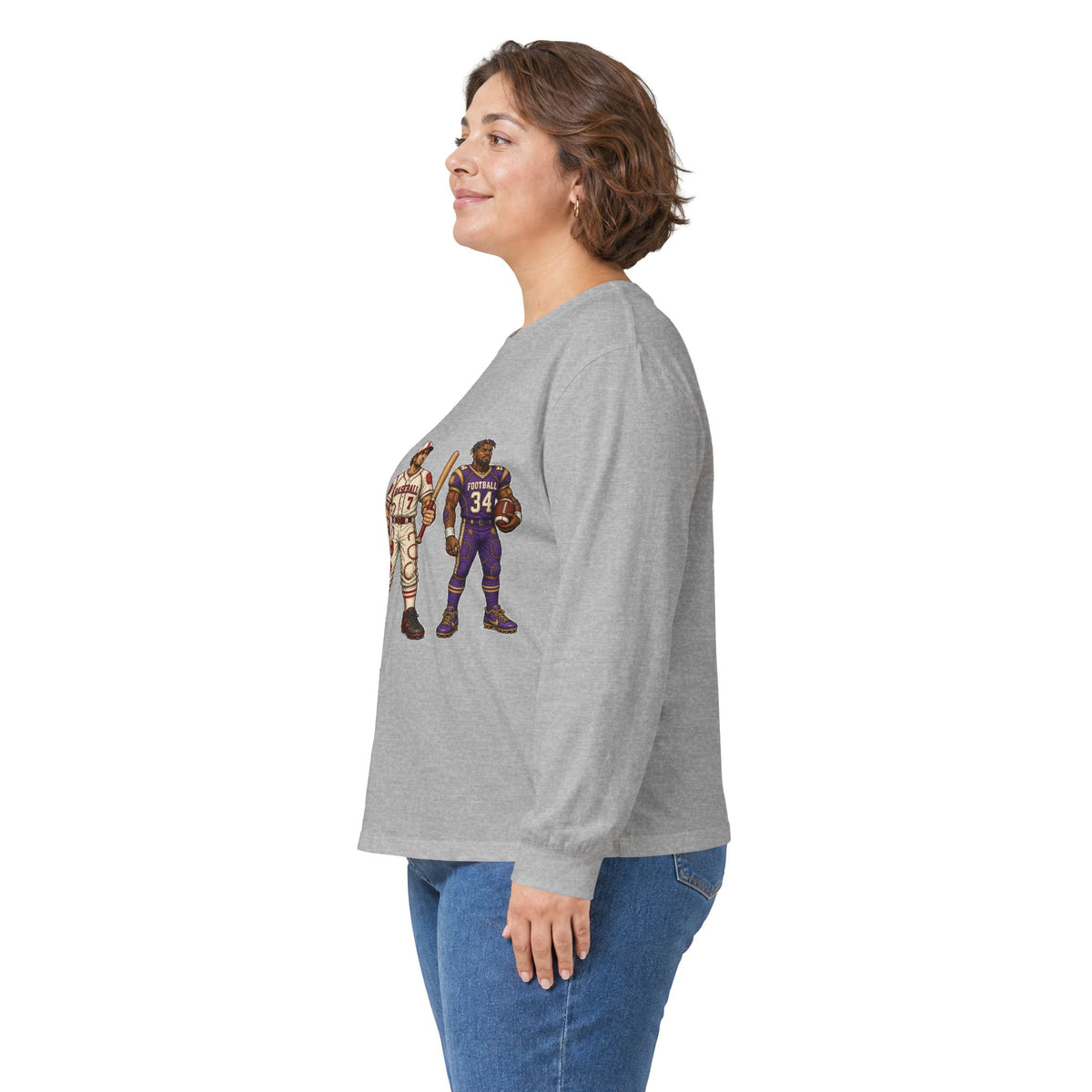Raggedies Long Sleeve Tee — Retro Players Graphic