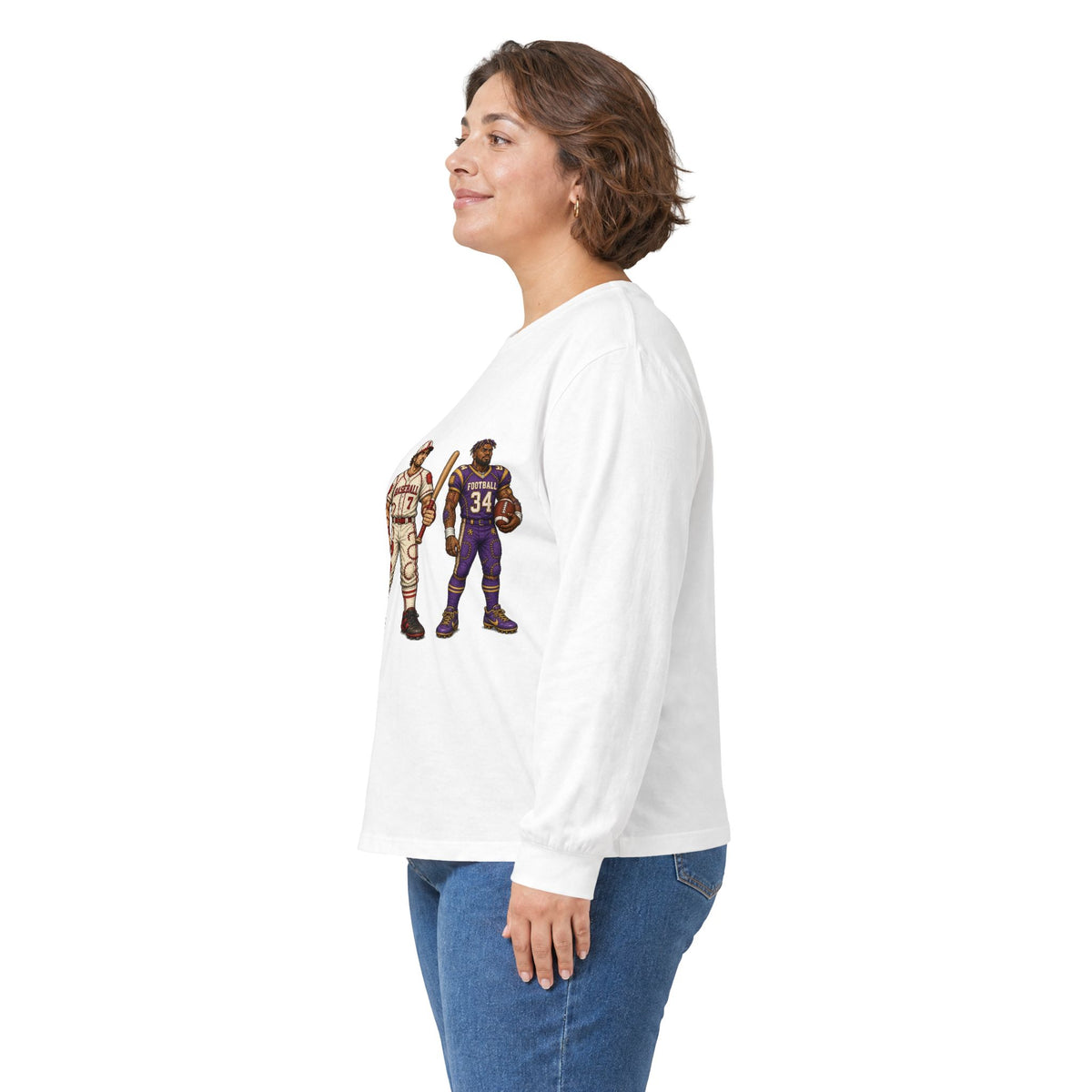 Raggedies Long Sleeve Tee — Retro Players Graphic