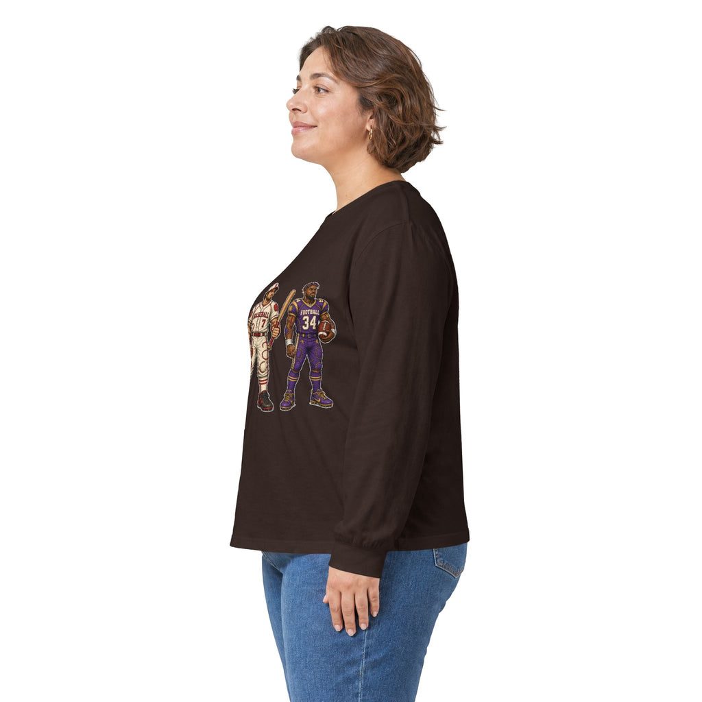 Raggedies Long Sleeve Tee — Retro Players Graphic
