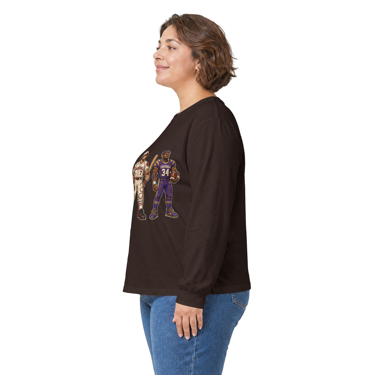 Raggedies Long Sleeve Tee — Retro Players Graphic
